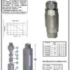 valvulas check conexion ferrules