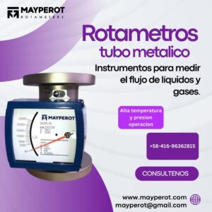 Medidores de caudal flujometros de tubo metalicos